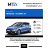 MTA Renault Scenic III MONOSPACE 5 portes de 12/2011 à 03/2013