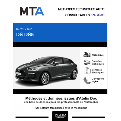MTA Ds Ds5 HAYON 5 portes de 06/2011 à 03/2016