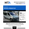 MTA Nissan Primastar COMBI 4 portes de 10/2002 à 08/2006
