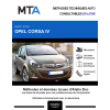 MTA Opel Corsa IV HAYON 5 portes de 01/2011 à 03/2015