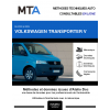 MTA Volkswagen Transporter V CHASSIS CABINE 2 portes de 06/2003 à 08/2009