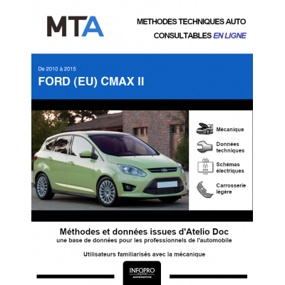 MTA Ford (eu) Cmax II MONOSPACE 5 portes de 09/2010 à 09/2015