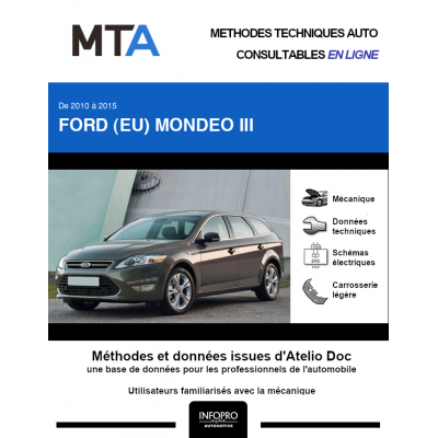 MTA Ford (eu) Mondeo III BREAK 5 portes de 09/2010 à 03/2015