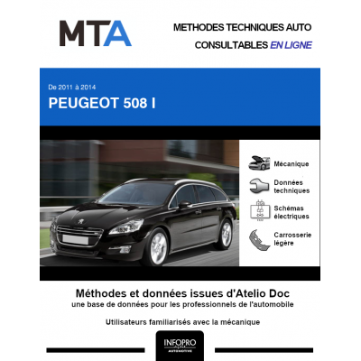 MTA Peugeot 508 I BREAK 5 portes de 01/2011 à 12/2014