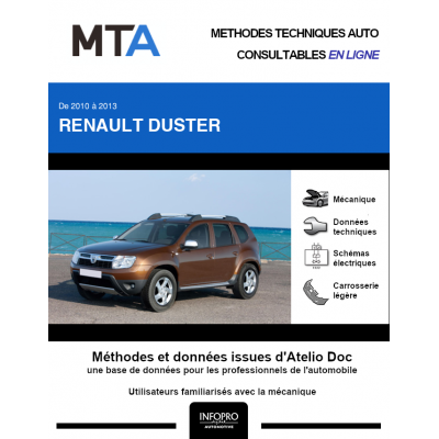 MTA Renault Duster BREAK 5 portes de 03/2010 à 12/2013