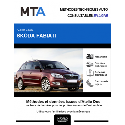 MTA Skoda Fabia II BREAK 5 portes de 03/2010 à 12/2014