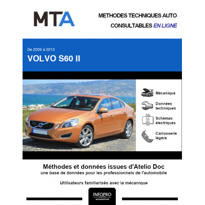 MTA Volvo S60 II BERLINE 4 portes de 04/2010 à 06/2013