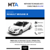 MTA Renault Megane III CABRIOLET 2 portes de 03/2010 à 06/2014