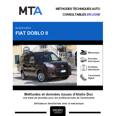 MTA Fiat Doblo II BREAK 5 portes de 01/2010 à 12/2014
