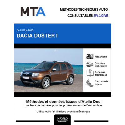 MTA Dacia Duster I BREAK 5 portes de 03/2010 à 12/2013
