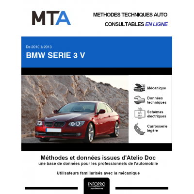 MTA Bmw Serie 3 V COUPE 2 portes de 03/2010 à 12/2013