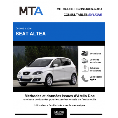 MTA Seat Altea MONOSPACE 5 portes de 05/2009 à ce jour