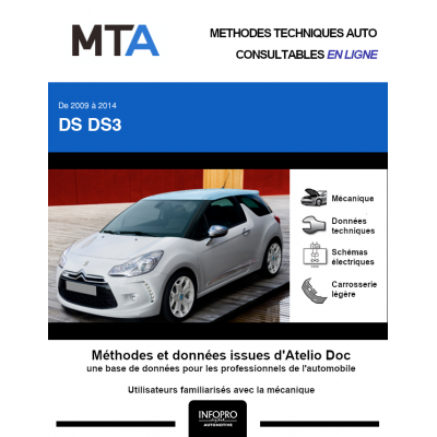 MTA Ds Ds3 HAYON 3 portes de 11/2009 à 03/2014