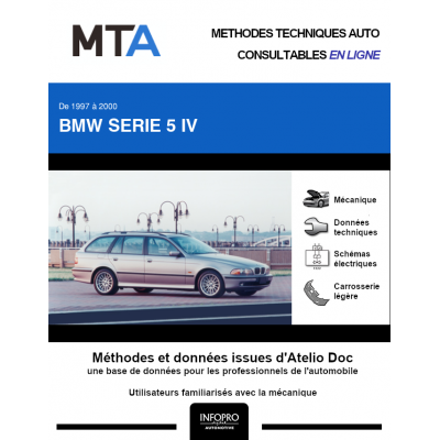 MTA Bmw Serie 5 IV BREAK 5 portes de 03/1997 à 07/2000