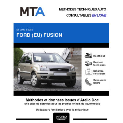 MTA Ford (eu) Fusion HAYON 5 portes de 09/2002 à 10/2005