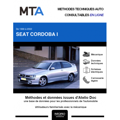 MTA Seat Cordoba I BERLINE 2 portes de 09/1999 à 10/2002