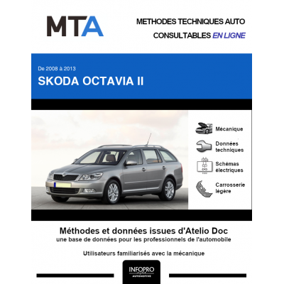 MTA Skoda Octavia II BREAK 5 portes de 10/2008 à 01/2013