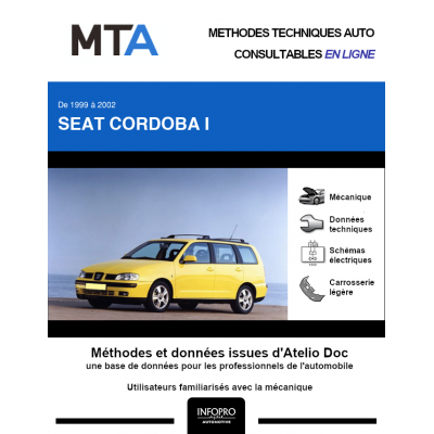 MTA Seat Cordoba I BREAK 5 portes de 09/1999 à 10/2002