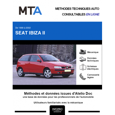 MTA Seat Ibiza II HAYON 3 portes de 09/1999 à 03/2002