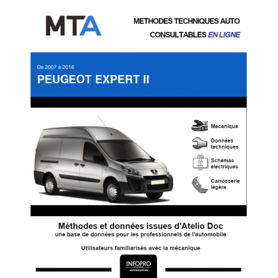MTA Peugeot Expert II FOURGON 4 portes de 01/2007 à ce jour