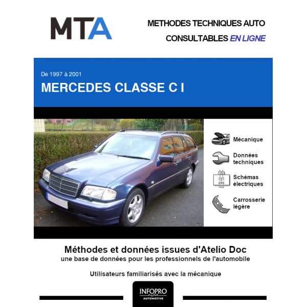 MTA Mercedes Classe c I BREAK 5 portes de 06/1997 à 03/2001