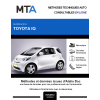 MTA Toyota Iq HAYON 3 portes de 01/2009 à ce jour