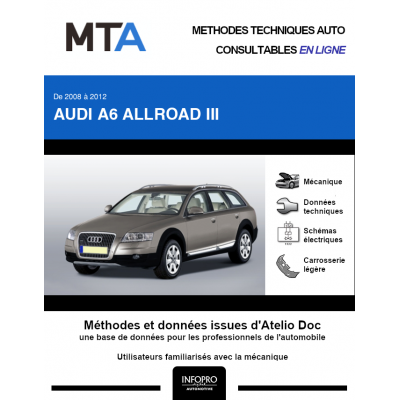 MTA Audi A6 allroad III BREAK 5 portes de 10/2008 à 01/2012
