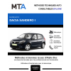 MTA Dacia Sandero I HAYON 5 portes de 06/2008 à 10/2012