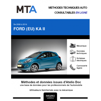 MTA Ford (eu) Ka II HAYON 3 portes de 10/2008 à ce jour