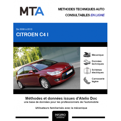 MTA Citroen C4 I HAYON 3 portes de 07/2008 à 10/2010