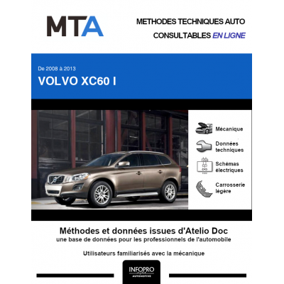 MTA Volvo Xc60 I BREAK 5 portes de 10/2008 à 09/2013