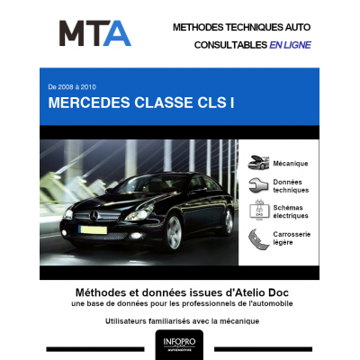 MTA Mercedes Classe cls I BERLINE 4 portes de 04/2008 à 12/2010