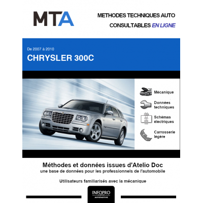 MTA Chrysler 300c BREAK 5 portes de 10/2007 à 12/2010