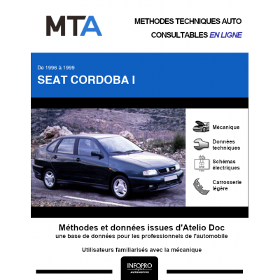 MTA Seat Cordoba I HAYON 5 portes de 09/1996 à 09/1999