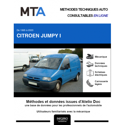 MTA Citroen Jumpy I FOURGON 4 portes de 01/2001 à 12/2003