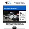 MTA Mercedes Sprinter I CHASSIS CABINE 2 portes de 03/2000 à 06/2006
