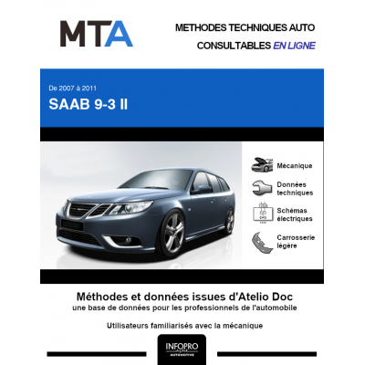 MTA Saab 9-3 II BREAK 5 portes de 09/2007 à ce jour