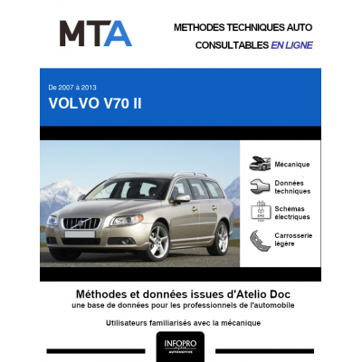 MTA Volvo V70 II BREAK 5 portes de 03/2007 à 09/2013