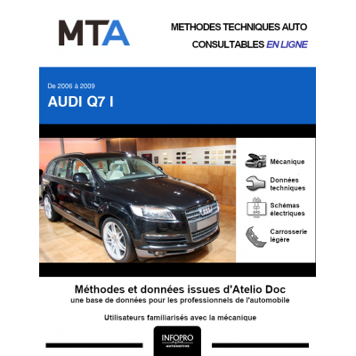 MTA Audi Q7 I BREAK 5 portes de 03/2006 à 04/2009