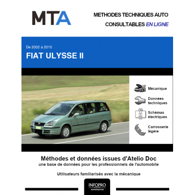 MTA Fiat Ulysse II MONOSPACE 5 portes de 09/2002 à 06/2010