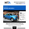 MTA Nissan Navara I PICKUP 4 portes de 08/2005 à 12/2010