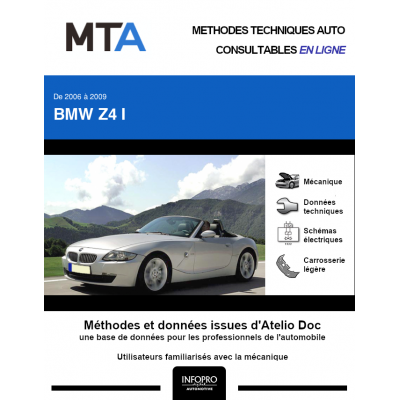 MTA Bmw Z4 I CABRIOLET 2 portes de 01/2006 à 04/2009
