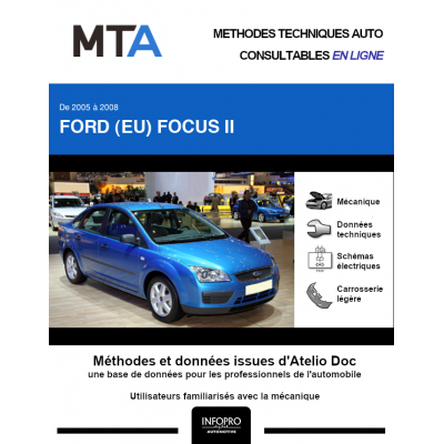 MTA Ford (eu) Focus II BERLINE 4 portes de 01/2005 à 12/2007