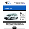 MTA Peugeot 807 MONOSPACE 5 portes de 06/2002 à 12/2014
