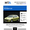 MTA Peugeot 207 HAYON 3 portes de 04/2006 à 06/2013