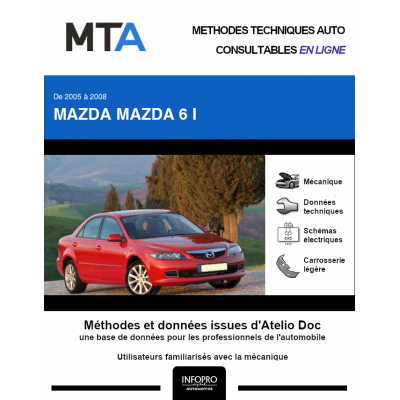 MTA Mazda Mazda 6 I BERLINE 4 portes de 06/2005 à 07/2007