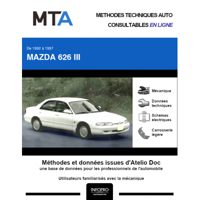 MTA Mazda 626 III BERLINE 4 portes de 01/1992 à 01/1997