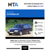 MTA Citroen Zx BREAK 5 portes de 07/1994 à 06/1998