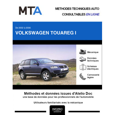 MTA Volkswagen Touareg I BREAK 5 portes de 11/2002 à 12/2006