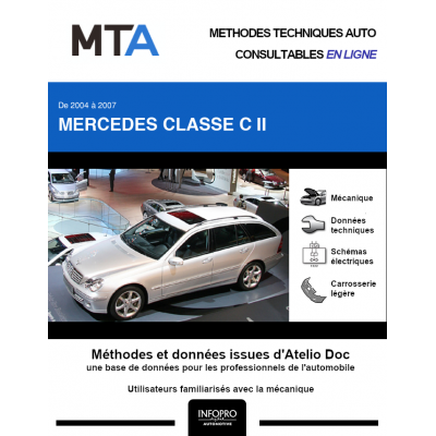 MTA Mercedes Classe c II BREAK 5 portes de 03/2004 à 06/2007